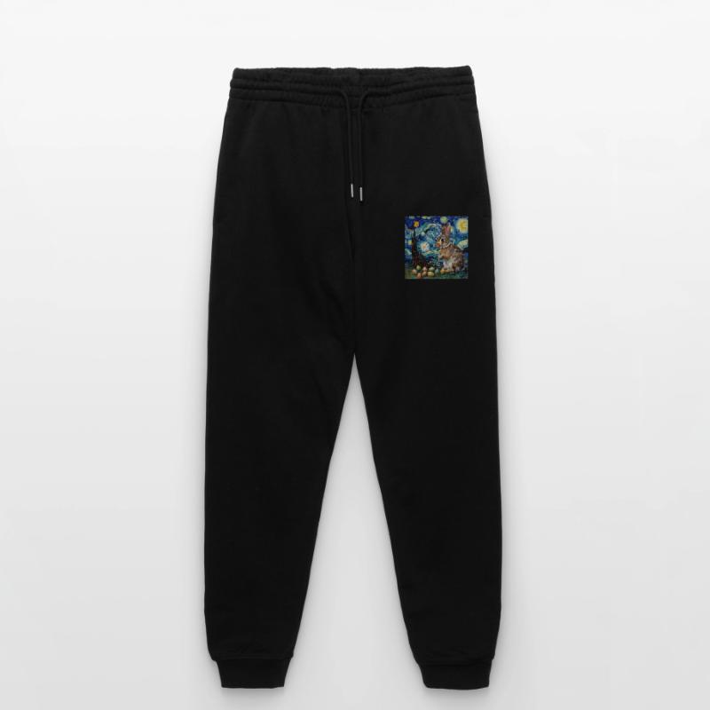 easter bunny, easter, bunny, happy easter, easter eggs Stanley/Stella Mover Unisex Organic Jogging Trousers