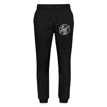 Zermatt, Hérens cow, eringer - Stanley/Stella Mover Unisex Organic Jogging Trousers - black - Front - Marisol (170cm) & Nik (191cm)