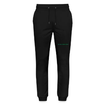 be still - look - listen - Stanley/Stella Mover Unisex Organic Jogging Trousers - black - Front - Marisol (170cm) & Nik (191cm)