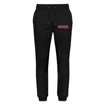 Dog Mom - Stanley/Stella Unisex Bio Jogginghose Mover  - Schwarz - Vorne - Marisol (170cm) & Nik (191cm)