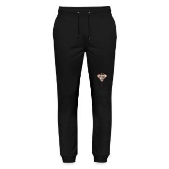 Germany_Hanover_Architecture_Ink Tower - Stanley/Stella Mover Unisex Organic Jogging Trousers - black - Front - Marisol (170cm) & Nik (191cm)