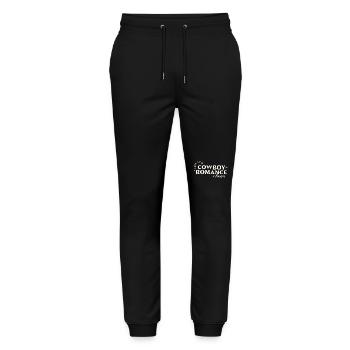 Cowboy Romantik Bücher Cowgirls Ästhetik - Stanley/Stella Unisex Bio Jogginghose Mover  - Schwarz - Vorne - Marisol (170cm) & Nik (191cm)