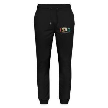 Legendär seit 1930 Original 1930 - Stanley/Stella Unisex Bio Jogginghose Mover  - Schwarz - Vorne - Marisol (170cm) & Nik (191cm)