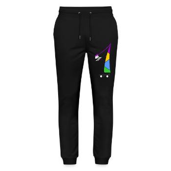 Pirate - Pantalon de jogging bio MOVER Stanley/Stella unisexe - noir - Devant - Marisol (170cm) & Nik (191cm)