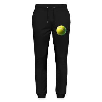 Tennis Tennis Ball - Stanley/Stella Mover Unisex Organic Jogging Trousers - black - Front - Marisol (170cm) & Nik (191cm)
