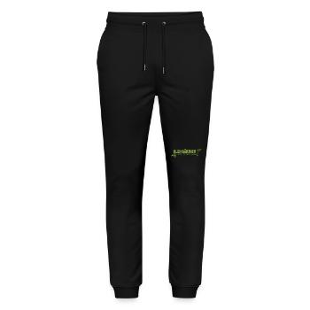 Kleingärtner aus Leidenschaft - Stanley/Stella Unisex Bio Jogginghose Mover  - Schwarz - Vorne - Marisol (170cm) & Nik (191cm)