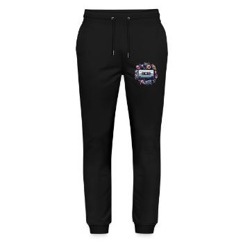 Kassette - Stanley/Stella Unisex Bio Jogginghose Mover  - Schwarz - Vorne - Marisol (170cm) & Nik (191cm)