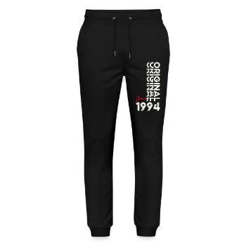 Legend June 1994 Vintage 1994 Birthday 1994 - Stanley/Stella Mover Unisex Organic Jogging Trousers - black - Front - Marisol (170cm) & Nik (191cm)