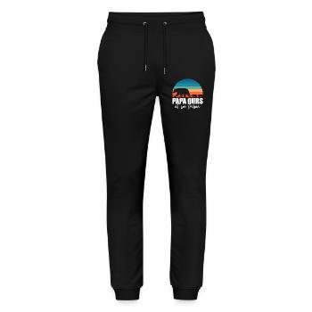 - Kleine Bären - Stanley/Stella Unisex Bio Jogginghose Mover  - Schwarz - Vorne - Marisol (170cm) & Nik (191cm)