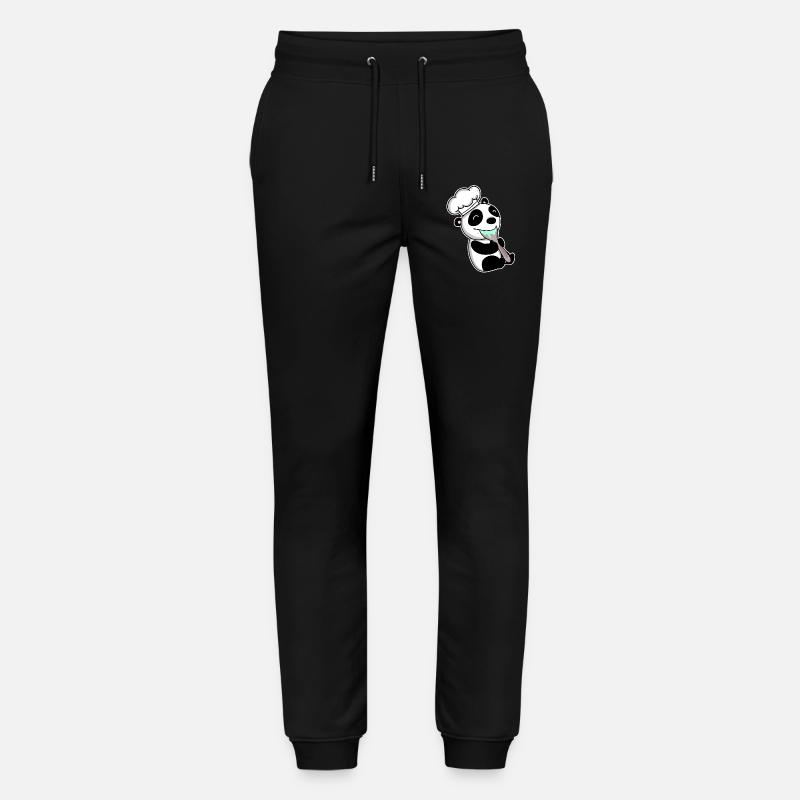 Panda bouillant bébé - Pantalon de jogging bio MOVER Stanley/Stella unisexe - noir