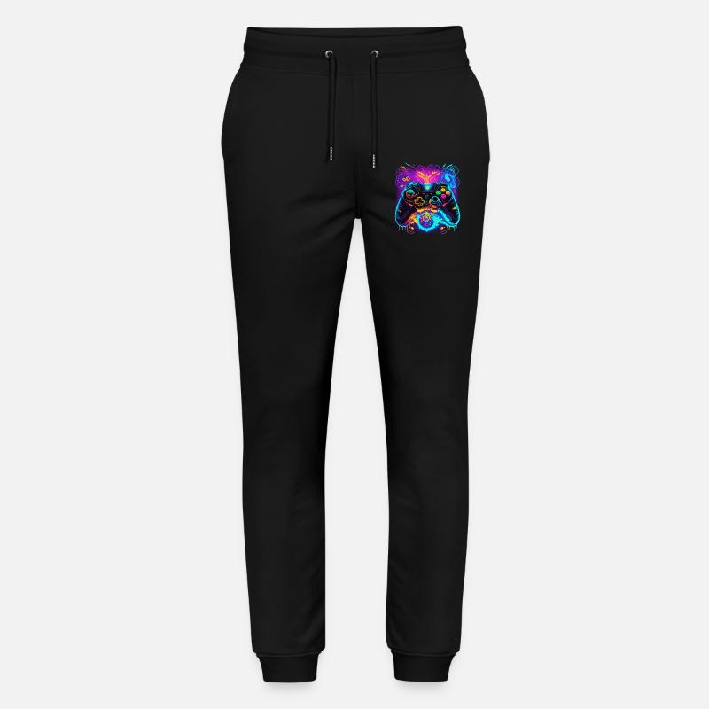 Power Graffiti Gaming Controller - Pantalon de jogging bio MOVER Stanley/Stella unisexe - noir