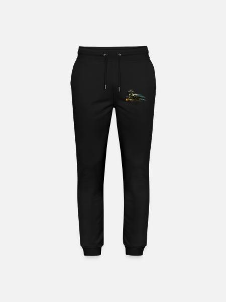 Steampunk Bird - Stanley/Stella Mover Unisex Organic Jogging Trousers - black