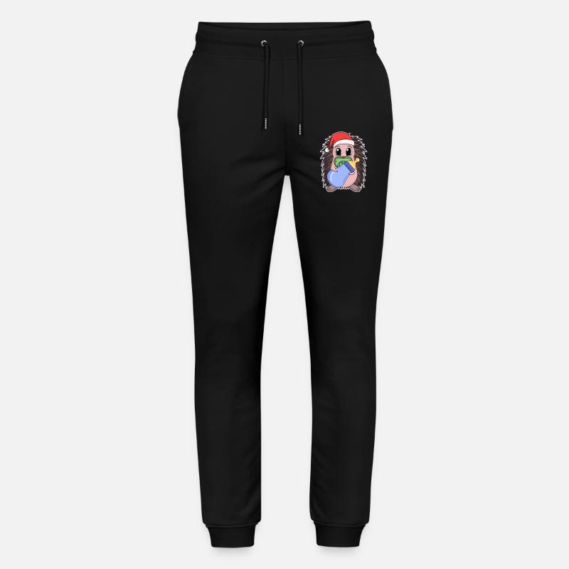 Hérisson bébé Noël - Pantalon de jogging bio MOVER Stanley/Stella unisexe - noir