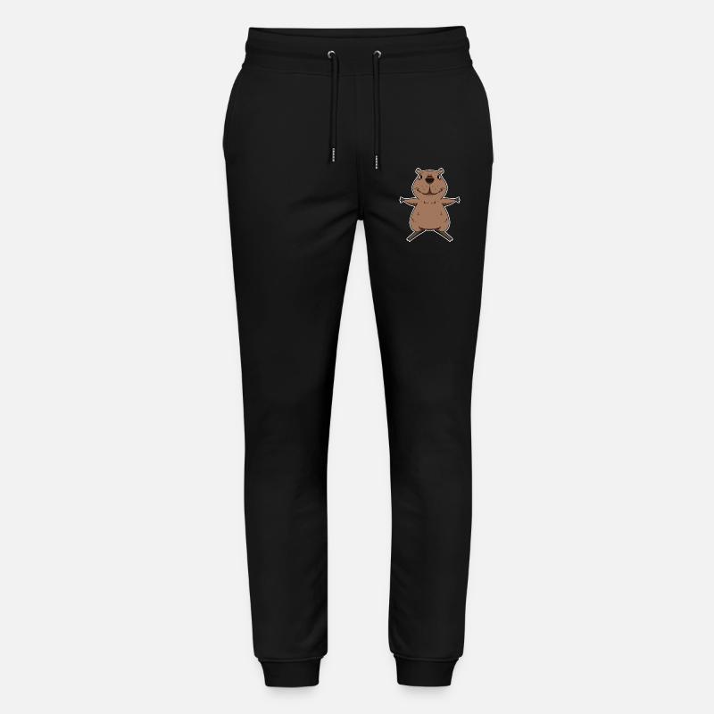 Capybara - Pantalon de jogging bio MOVER Stanley/Stella unisexe - noir