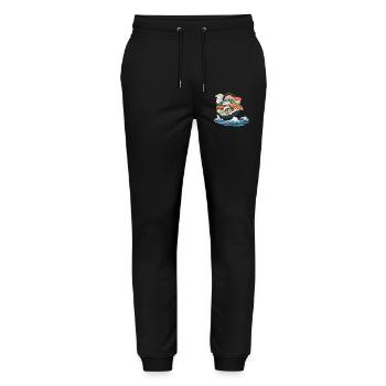 Sushi Feast Aesthetic with Japanese Yokai - Stanley/Stella Mover Unisex Organic Jogging Trousers - black - Front - Marisol (170cm) & Nik (191cm)