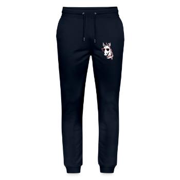 Mama Pferd Pferdeliebhaber Mutter Pferdemädchen - Stanley/Stella Unisex Bio Jogginghose Mover  - Navy - Vorne - Marisol (170cm) & Nik (191cm)
