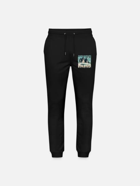 Tre Cime di Lavaredo Dolomiti Tre Cime di Lavaredo - Pantaloni da jogger unisex ed ecologici Mover di Stanley/Stella - nero