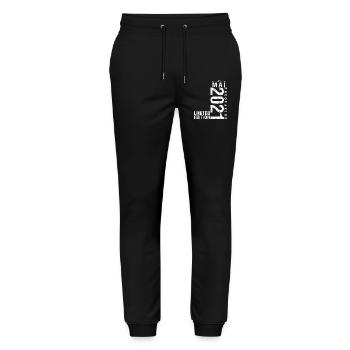 May 2021 May Anniversary May 2021 - Stanley/Stella Mover Unisex Organic Jogging Trousers - black - Front - Marisol (170cm) & Nik (191cm)