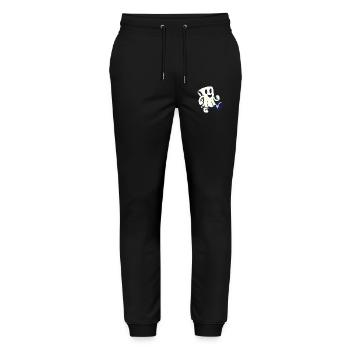 Funny Vintage Ghost Retro Art Style Halloween - Stanley/Stella Mover Unisex Organic Jogging Trousers - black - Front - Marisol (170cm) & Nik (191cm)