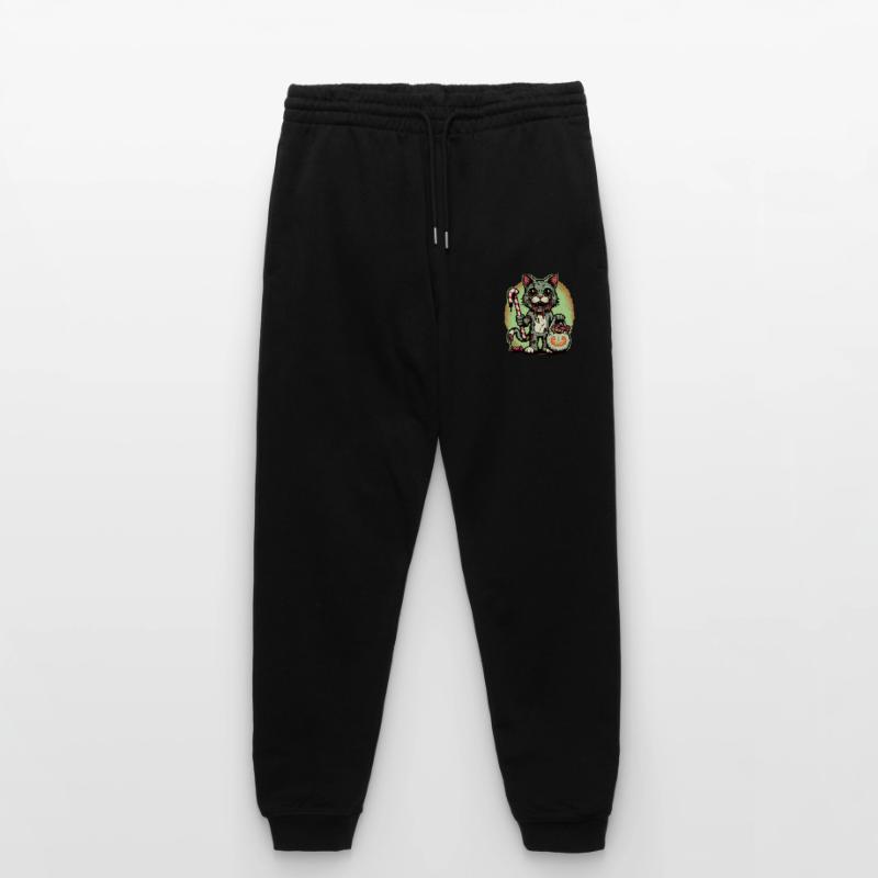 Creepy Zombie Katze Süßes Oder Saures Stanley/Stella Unisex Bio Jogginghose Mover 