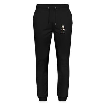 Retro Vintage Style Halloween Costume Decoration - Stanley/Stella Mover Unisex Organic Jogging Trousers - black - Front - Marisol (170cm) & Nik (191cm)