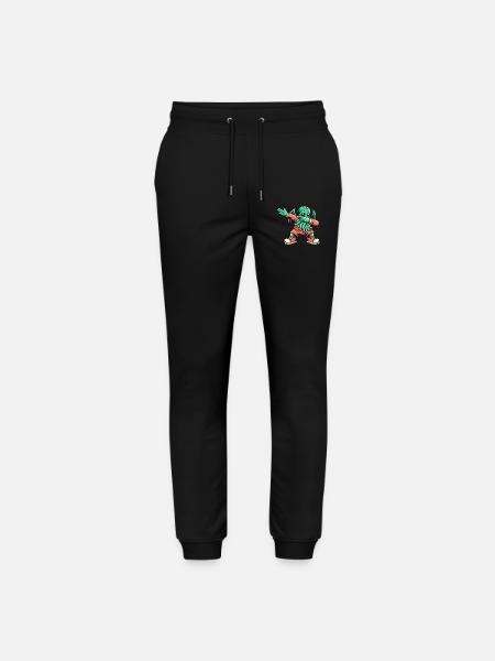 Funny Dabbing Cthulhu Dabbing Design - Stanley/Stella Mover Unisex Organic Jogging Trousers - black