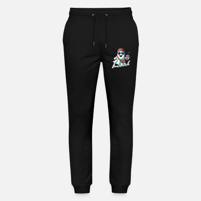 Bouillon fantôme effrayant d’Halloween - Pantalon de jogging bio MOVER Stanley/Stella unisexe - noir