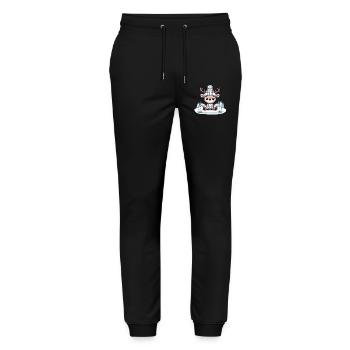 Cute Reindeer in the Snow Christmas - Stanley/Stella Mover Unisex Organic Jogging Trousers - black - Front - Marisol (170cm) & Nik (191cm)
