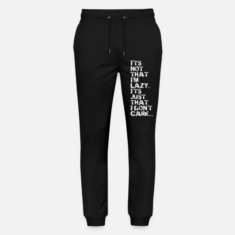 I'm not Lazy v2 - Stanley/Stella Unisex Bio Jogginghose Mover  - Schwarz