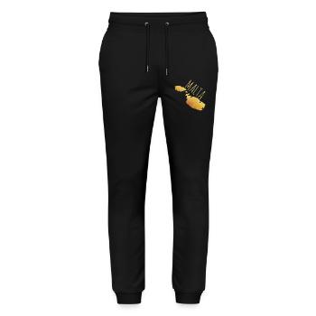 malta - Stanley/Stella Unisex Bio Jogginghose Mover  - Schwarz - Vorne - Marisol (170cm) & Nik (191cm)