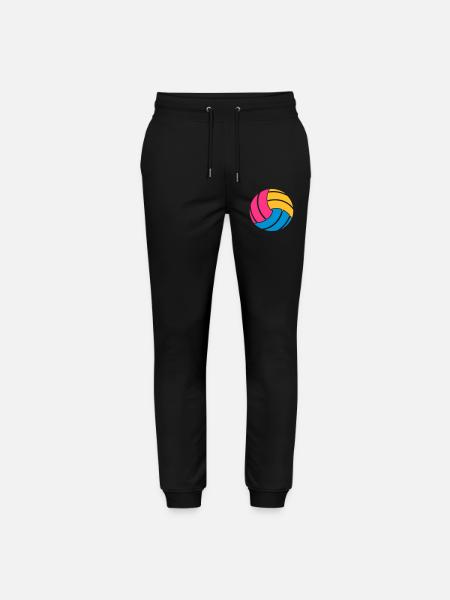 Volleyball - Stanley/Stella Unisex Bio Jogginghose Mover  - Schwarz