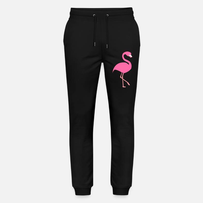 Flamingo - Stanley/Stella Unisex Bio Jogginghose Mover  - Schwarz