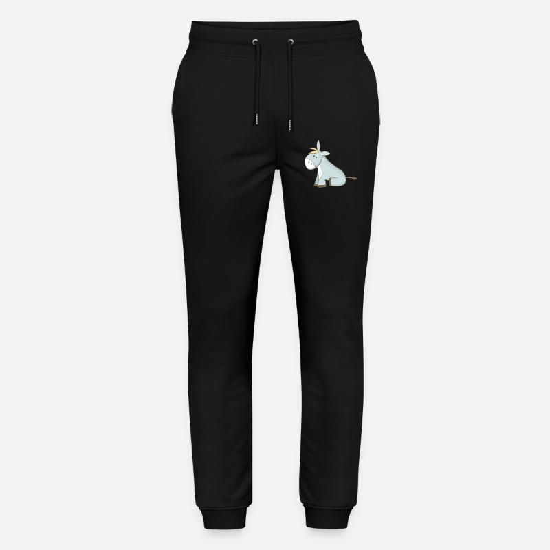Esel - Stanley/Stella Unisex Bio Jogginghose Mover  - Schwarz