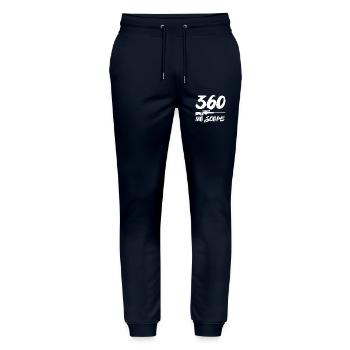360 NO SCOPE CSGO AWP FPS PC GAMING MOTIF - Stanley/Stella Mover Unisex Organic Jogging Trousers - navy - Front - Marisol (170cm) & Nik (191cm)