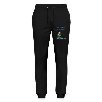 Le pêcheur - Pantalon de jogging bio MOVER Stanley/Stella unisexe - noir - Devant - Marisol (170cm) & Nik (191cm)