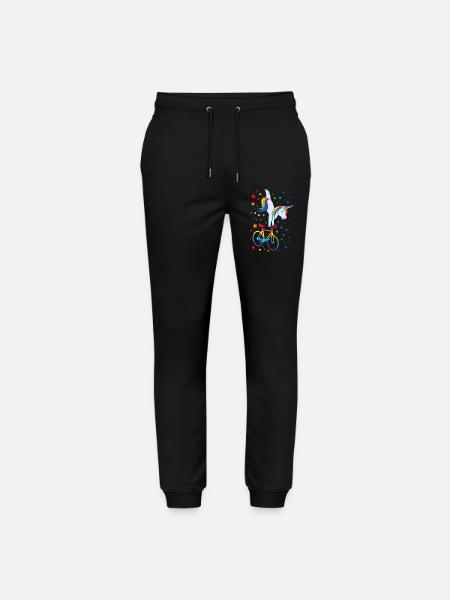Kunstrad, Kunstradfahren, Hallenradsport, Einhorn - Stanley/Stella Unisex Bio Jogginghose Mover  - Schwarz