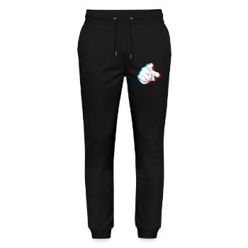 I want YOU - 3D Finger, Finger - Stanley/Stella Unisex Bio Jogginghose Mover  - Schwarz - Vorne - Marisol (170cm) & Nik (191cm)