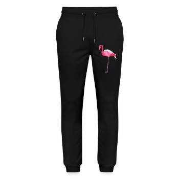 Flamant rose - Pantalon de jogging bio MOVER Stanley/Stella unisexe - noir - Devant - Marisol (170cm) & Nik (191cm)