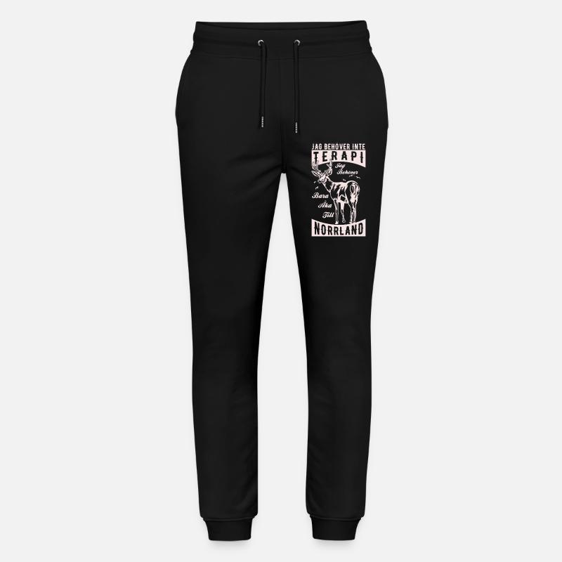 Terapi Norrland light - Pantalon de jogging bio MOVER Stanley/Stella unisexe - noir