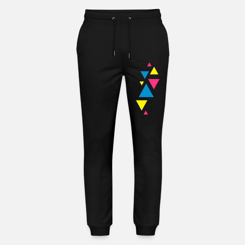 three eckedesign forms hipster - Stanley/Stella Mover Unisex Organic Jogging Trousers - black