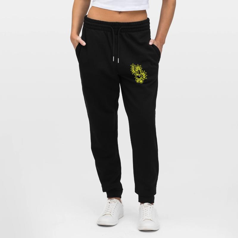 cactus high five comic Stanley/Stella Mover Unisex Organic Jogging Trousers