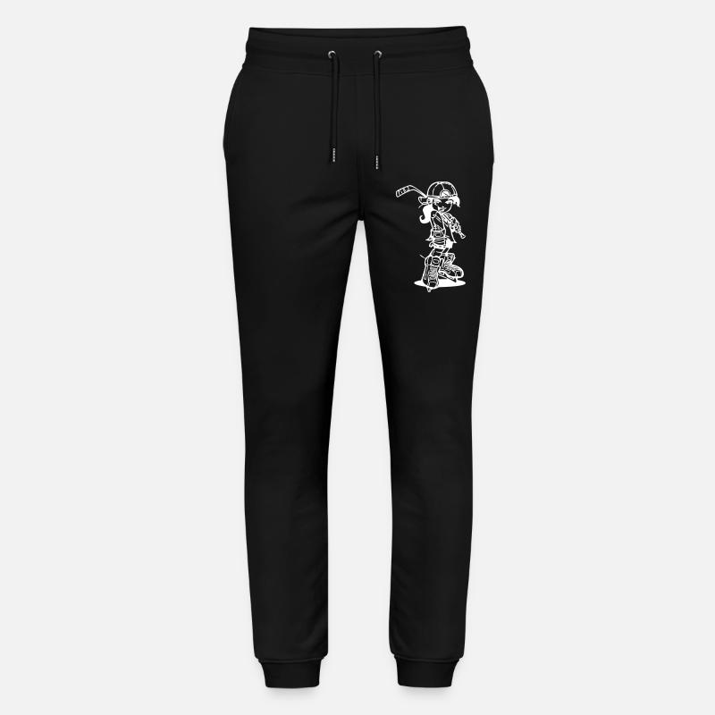 Eishockey-Mädchen - Stanley/Stella Unisex Bio Jogginghose Mover  - Schwarz