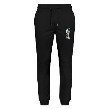 snowboard - Stanley/Stella Mover Unisex Organic Jogging Trousers - black - Front - Marisol (170cm) & Nik (191cm)