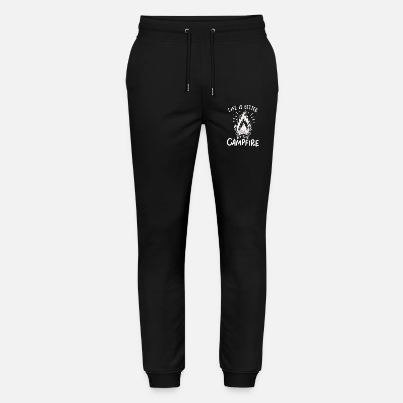 Camping - Stanley/Stella Unisex Bio Jogginghose Mover  - Schwarz
