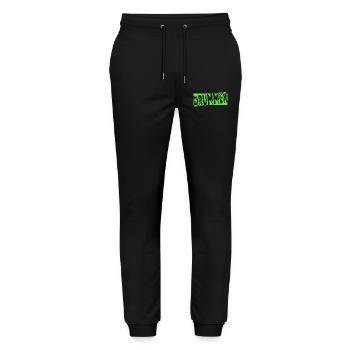 Schlagzeug Drummer Geschenk - Stanley/Stella Unisex Bio Jogginghose Mover  - Schwarz - Vorne - Marisol (170cm) & Nik (191cm)
