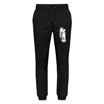 volleyball - Pantalon de jogging bio MOVER Stanley/Stella unisexe - noir - Devant - Marisol (170cm) & Nik (191cm)