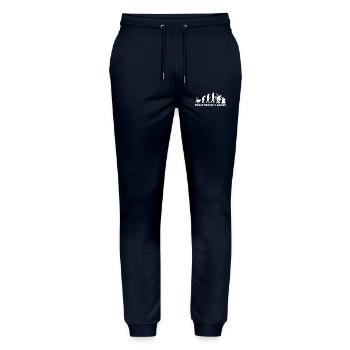 Evolution Gamer - Stanley/Stella Unisex Bio Jogginghose Mover  - Navy - Vorne - Marisol (170cm) & Nik (191cm)