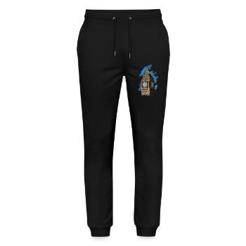 Big Ben - Stanley/Stella Mover Unisex Organic Jogging Trousers - black - Front - Marisol (170cm) & Nik (191cm)