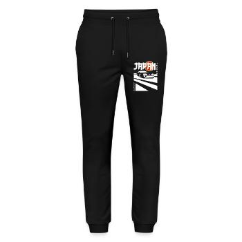 Japan Legend – JDM Auto Power - Stanley/Stella Mover Unisex Organic Jogging Trousers - black - Front - Marisol (170cm) & Nik (191cm)