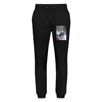 Reindeer - Stanley/Stella Mover Unisex Organic Jogging Trousers - black - Front - Marisol (170cm) & Nik (191cm)